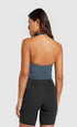 GS | Halter Neck Cami with Shelf - Titanium Blue